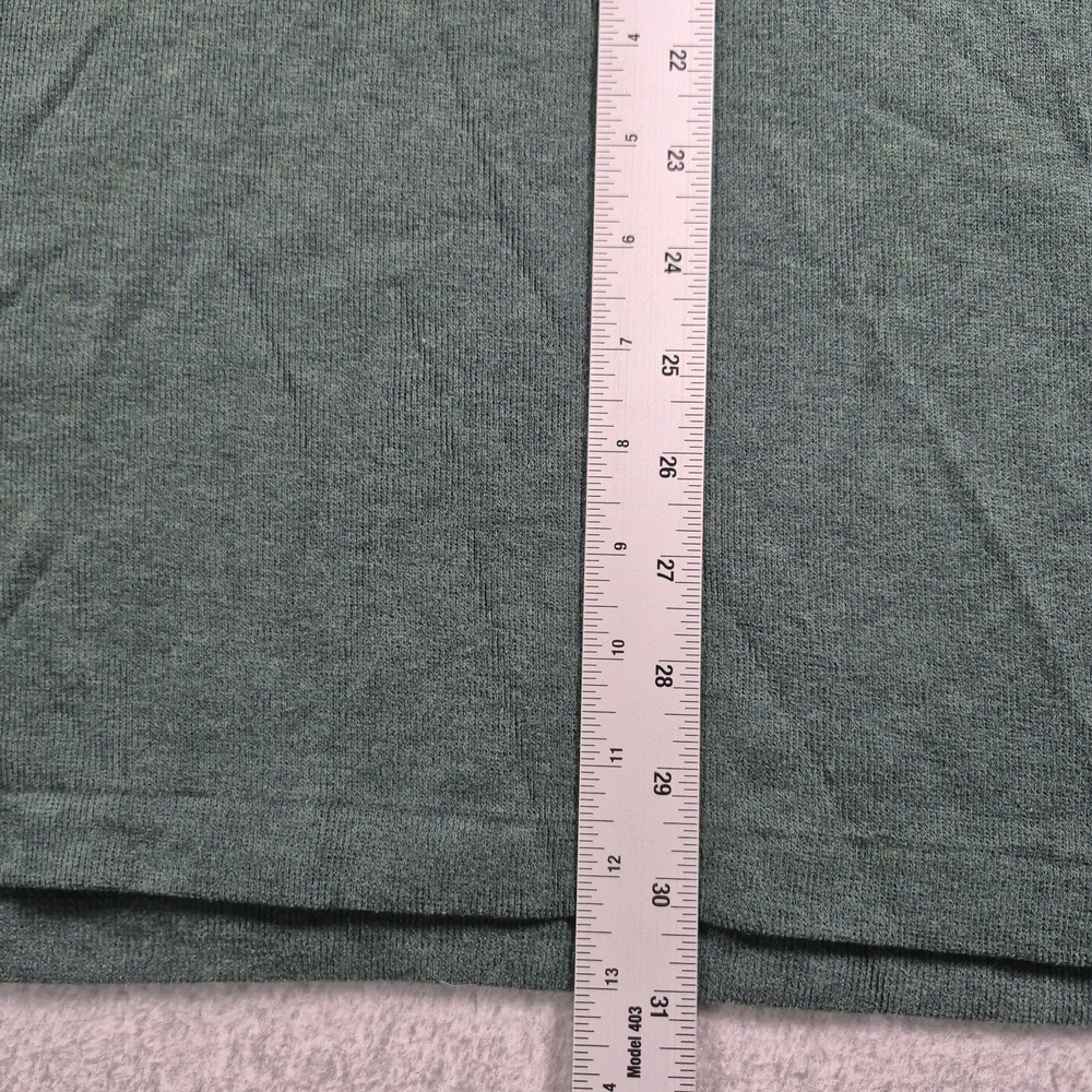 Polo Ralph Lauren Men's 1/4 Quarter Zip Estate Rib Pullover Sweater Green XL - Picture 5 of 6